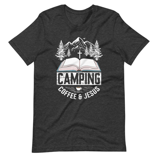 Camping Coffee and Jesus T-Shirt