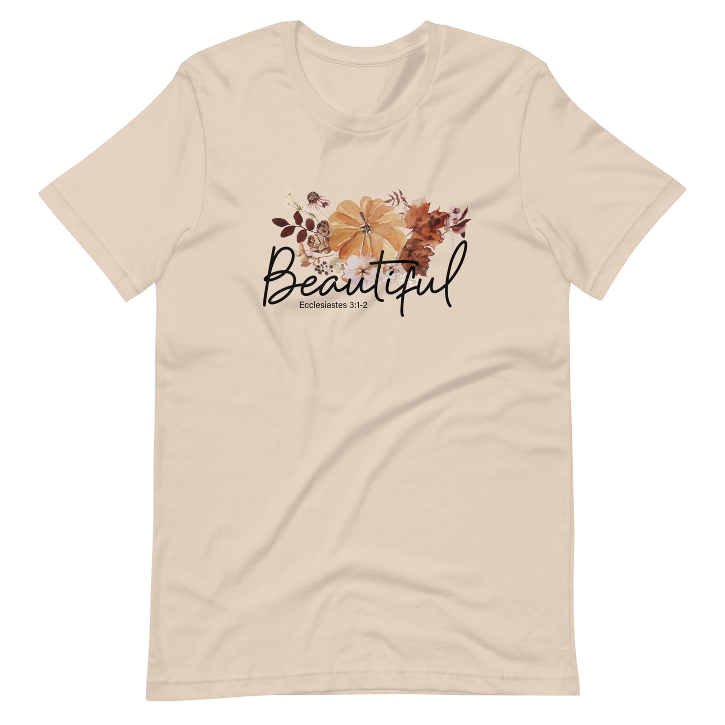 Beautiful Pumpkin and Flower T-Shirt
